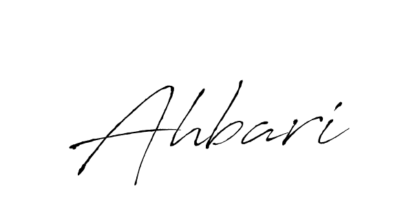 Make a beautiful signature design for name Ahbari. Use this online signature maker to create a handwritten signature for free. Ahbari signature style 6 images and pictures png