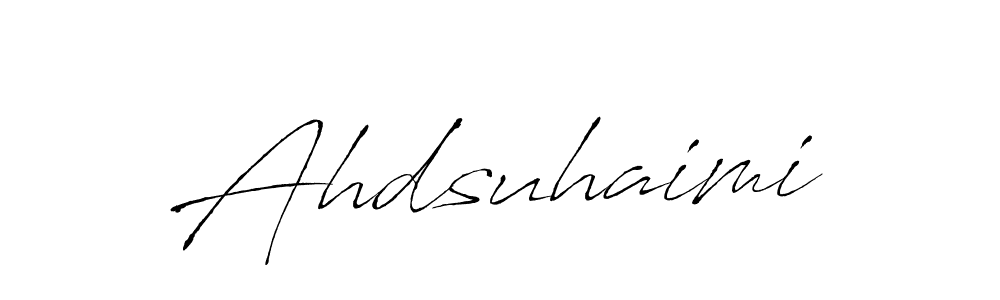 The best way (Antro_Vectra) to make a short signature is to pick only two or three words in your name. The name Ahdsuhaimi include a total of six letters. For converting this name. Ahdsuhaimi signature style 6 images and pictures png