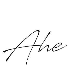 Make a beautiful signature design for name Ahe. With this signature (Antro_Vectra) style, you can create a handwritten signature for free. Ahe signature style 6 images and pictures png