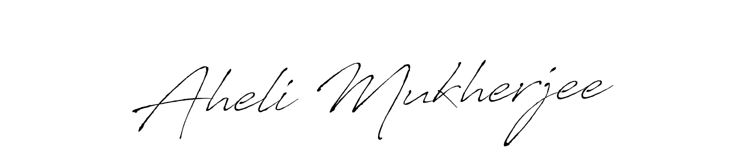 The best way (Antro_Vectra) to make a short signature is to pick only two or three words in your name. The name Aheli Mukherjee include a total of six letters. For converting this name. Aheli Mukherjee signature style 6 images and pictures png