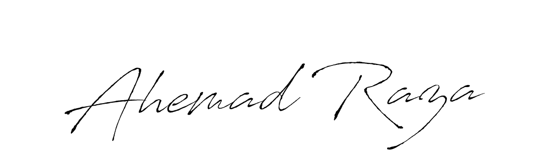 Create a beautiful signature design for name Ahemad Raza. With this signature (Antro_Vectra) fonts, you can make a handwritten signature for free. Ahemad Raza signature style 6 images and pictures png