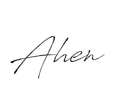 Make a beautiful signature design for name Ahen. Use this online signature maker to create a handwritten signature for free. Ahen signature style 6 images and pictures png