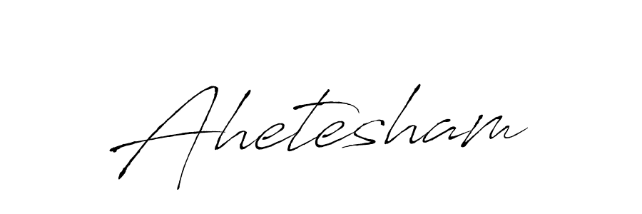 You should practise on your own different ways (Antro_Vectra) to write your name (Ahetesham) in signature. don't let someone else do it for you. Ahetesham signature style 6 images and pictures png