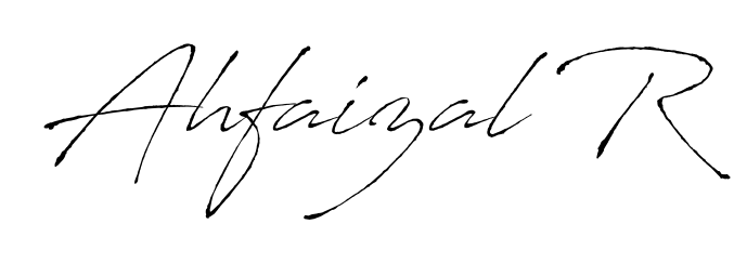 Make a beautiful signature design for name Ahfaizal R. Use this online signature maker to create a handwritten signature for free. Ahfaizal R signature style 6 images and pictures png