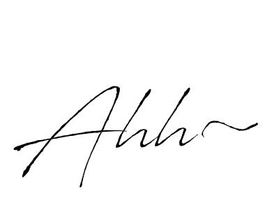 Once you've used our free online signature maker to create your best signature Antro_Vectra style, it's time to enjoy all of the benefits that Ahh~ name signing documents. Ahh~ signature style 6 images and pictures png
