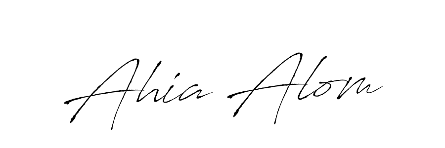 Ahia Alom stylish signature style. Best Handwritten Sign (Antro_Vectra) for my name. Handwritten Signature Collection Ideas for my name Ahia Alom. Ahia Alom signature style 6 images and pictures png