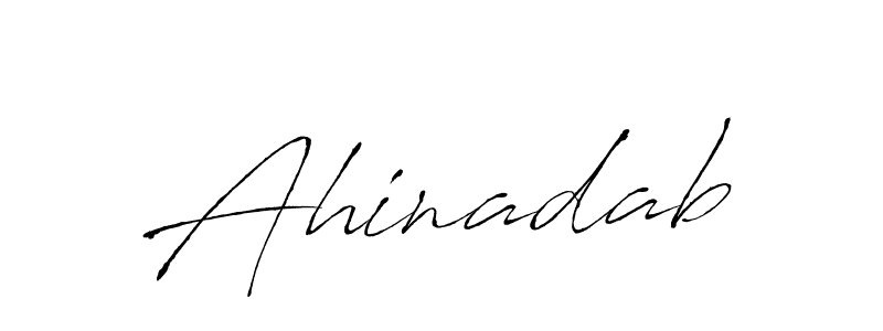 Design your own signature with our free online signature maker. With this signature software, you can create a handwritten (Antro_Vectra) signature for name Ahinadab. Ahinadab signature style 6 images and pictures png