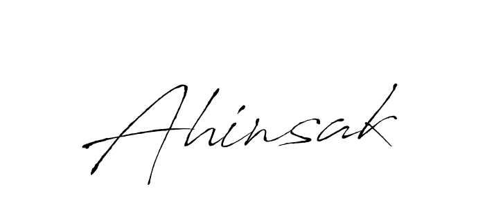 Use a signature maker to create a handwritten signature online. With this signature software, you can design (Antro_Vectra) your own signature for name Ahinsak. Ahinsak signature style 6 images and pictures png