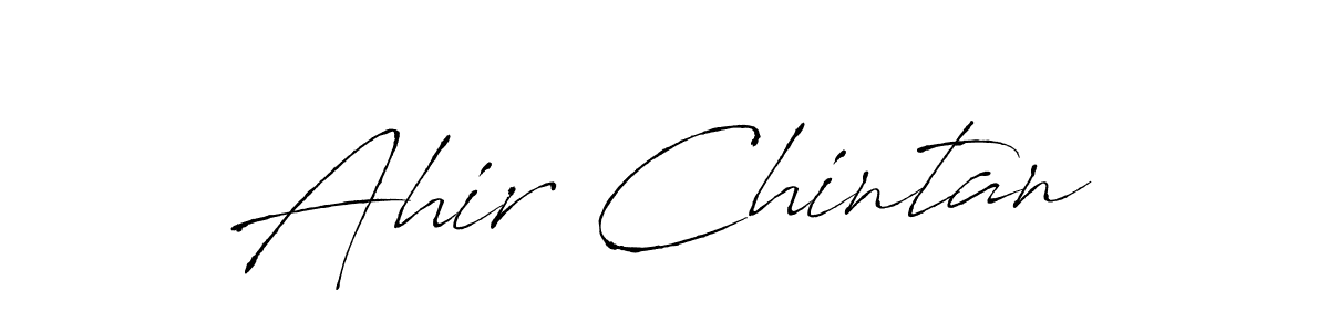 Make a beautiful signature design for name Ahir Chintan. Use this online signature maker to create a handwritten signature for free. Ahir Chintan signature style 6 images and pictures png