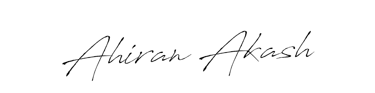 Use a signature maker to create a handwritten signature online. With this signature software, you can design (Antro_Vectra) your own signature for name Ahiran Akash. Ahiran Akash signature style 6 images and pictures png