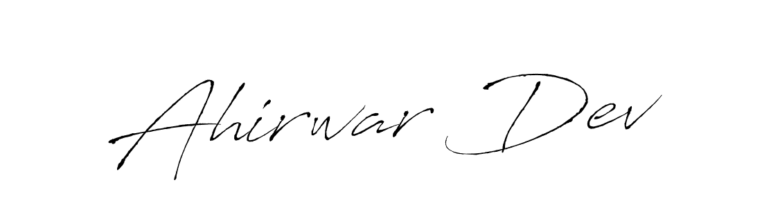 Ahirwar Dev stylish signature style. Best Handwritten Sign (Antro_Vectra) for my name. Handwritten Signature Collection Ideas for my name Ahirwar Dev. Ahirwar Dev signature style 6 images and pictures png