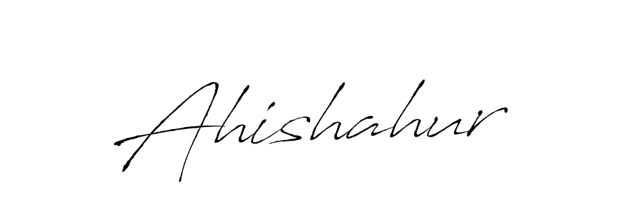 Antro_Vectra is a professional signature style that is perfect for those who want to add a touch of class to their signature. It is also a great choice for those who want to make their signature more unique. Get Ahishahur name to fancy signature for free. Ahishahur signature style 6 images and pictures png