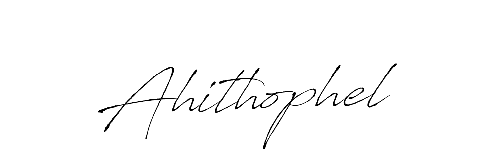 Design your own signature with our free online signature maker. With this signature software, you can create a handwritten (Antro_Vectra) signature for name Ahithophel. Ahithophel signature style 6 images and pictures png