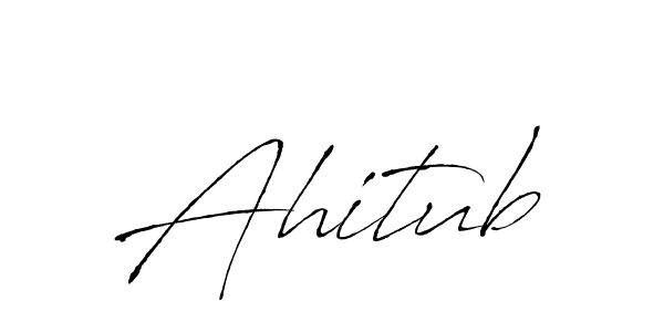 Create a beautiful signature design for name Ahitub. With this signature (Antro_Vectra) fonts, you can make a handwritten signature for free. Ahitub signature style 6 images and pictures png