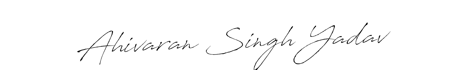 Also we have Ahivaran Singh Yadav name is the best signature style. Create professional handwritten signature collection using Antro_Vectra autograph style. Ahivaran Singh Yadav signature style 6 images and pictures png