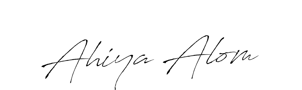 Also we have Ahiya Alom name is the best signature style. Create professional handwritten signature collection using Antro_Vectra autograph style. Ahiya Alom signature style 6 images and pictures png