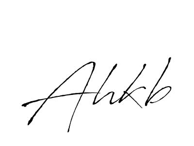 Also we have Ahkb name is the best signature style. Create professional handwritten signature collection using Antro_Vectra autograph style. Ahkb signature style 6 images and pictures png