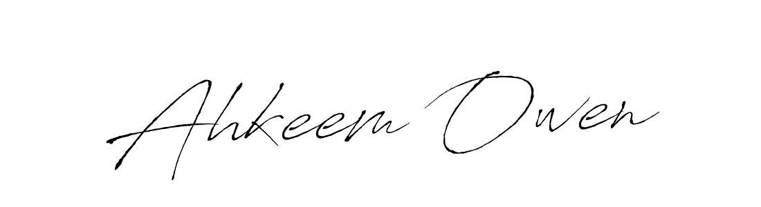 Make a beautiful signature design for name Ahkeem Owen. Use this online signature maker to create a handwritten signature for free. Ahkeem Owen signature style 6 images and pictures png