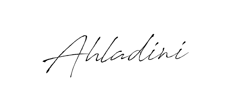 Use a signature maker to create a handwritten signature online. With this signature software, you can design (Antro_Vectra) your own signature for name Ahladini. Ahladini signature style 6 images and pictures png