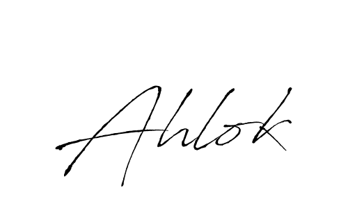 Create a beautiful signature design for name Ahlok. With this signature (Antro_Vectra) fonts, you can make a handwritten signature for free. Ahlok signature style 6 images and pictures png