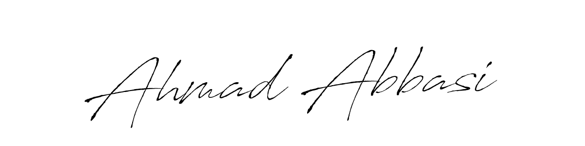 Create a beautiful signature design for name Ahmad Abbasi. With this signature (Antro_Vectra) fonts, you can make a handwritten signature for free. Ahmad Abbasi signature style 6 images and pictures png