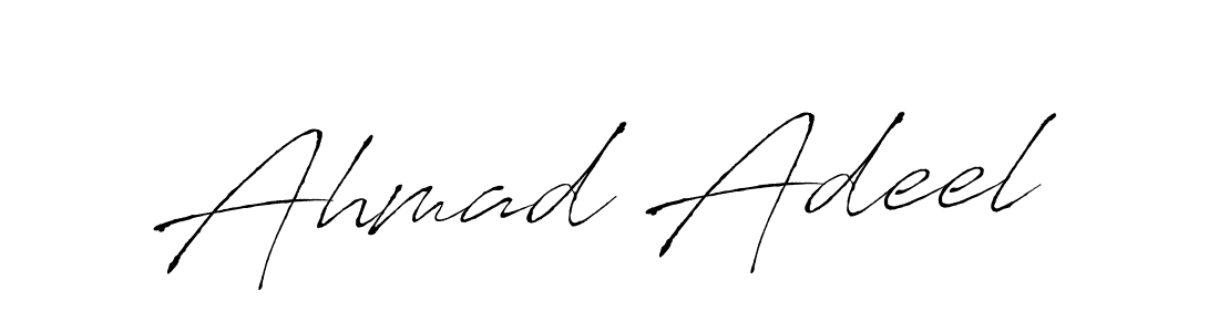 Use a signature maker to create a handwritten signature online. With this signature software, you can design (Antro_Vectra) your own signature for name Ahmad Adeel. Ahmad Adeel signature style 6 images and pictures png