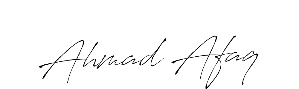 This is the best signature style for the Ahmad Afaq name. Also you like these signature font (Antro_Vectra). Mix name signature. Ahmad Afaq signature style 6 images and pictures png