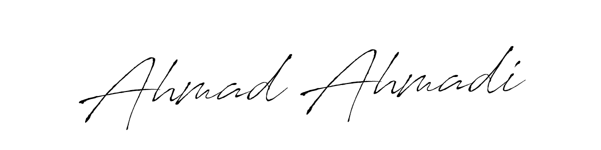 How to make Ahmad Ahmadi signature? Antro_Vectra is a professional autograph style. Create handwritten signature for Ahmad Ahmadi name. Ahmad Ahmadi signature style 6 images and pictures png