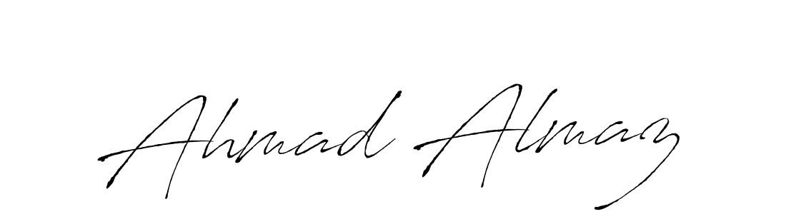 The best way (Antro_Vectra) to make a short signature is to pick only two or three words in your name. The name Ahmad Almaz include a total of six letters. For converting this name. Ahmad Almaz signature style 6 images and pictures png