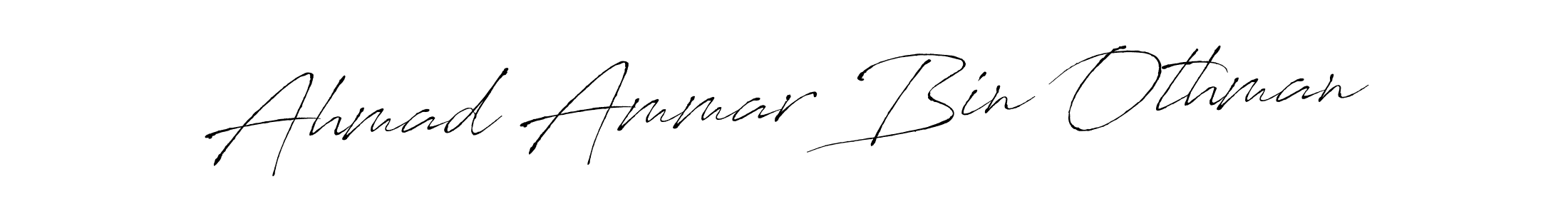 How to make Ahmad Ammar Bin Othman signature? Antro_Vectra is a professional autograph style. Create handwritten signature for Ahmad Ammar Bin Othman name. Ahmad Ammar Bin Othman signature style 6 images and pictures png