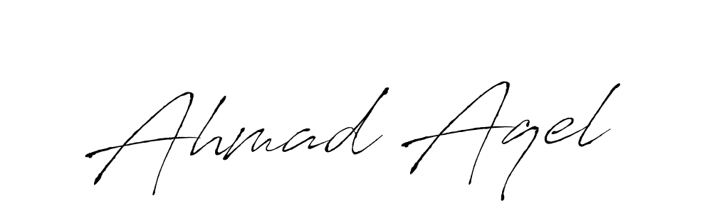 Also we have Ahmad Aqel name is the best signature style. Create professional handwritten signature collection using Antro_Vectra autograph style. Ahmad Aqel signature style 6 images and pictures png