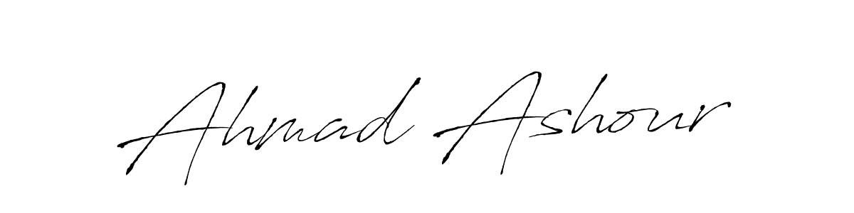 Also we have Ahmad Ashour name is the best signature style. Create professional handwritten signature collection using Antro_Vectra autograph style. Ahmad Ashour signature style 6 images and pictures png