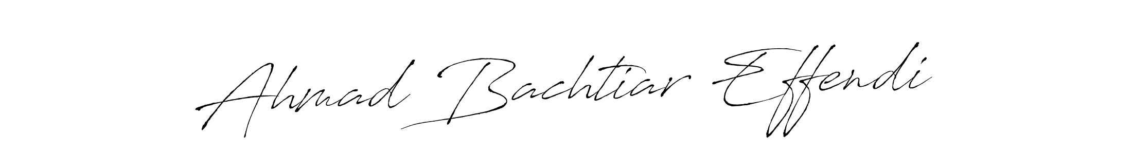 Create a beautiful signature design for name Ahmad Bachtiar Effendi. With this signature (Antro_Vectra) fonts, you can make a handwritten signature for free. Ahmad Bachtiar Effendi signature style 6 images and pictures png