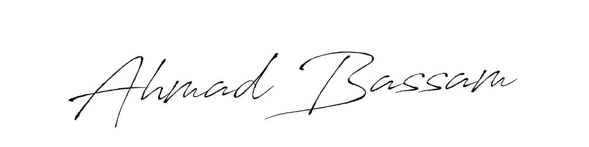Create a beautiful signature design for name Ahmad Bassam. With this signature (Antro_Vectra) fonts, you can make a handwritten signature for free. Ahmad Bassam signature style 6 images and pictures png