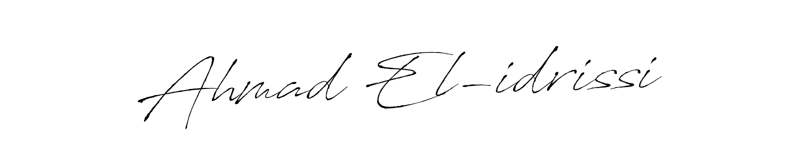 Similarly Antro_Vectra is the best handwritten signature design. Signature creator online .You can use it as an online autograph creator for name Ahmad El-idrissi. Ahmad El-idrissi signature style 6 images and pictures png