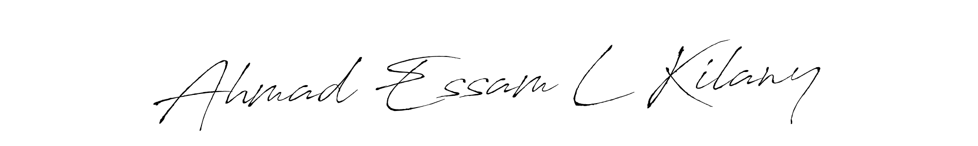 Ahmad Essam L Kilany stylish signature style. Best Handwritten Sign (Antro_Vectra) for my name. Handwritten Signature Collection Ideas for my name Ahmad Essam L Kilany. Ahmad Essam L Kilany signature style 6 images and pictures png