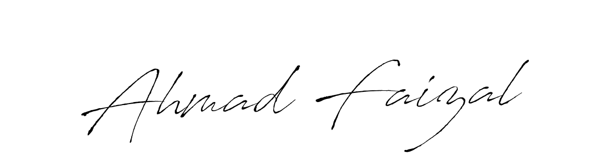 How to make Ahmad Faizal signature? Antro_Vectra is a professional autograph style. Create handwritten signature for Ahmad Faizal name. Ahmad Faizal signature style 6 images and pictures png