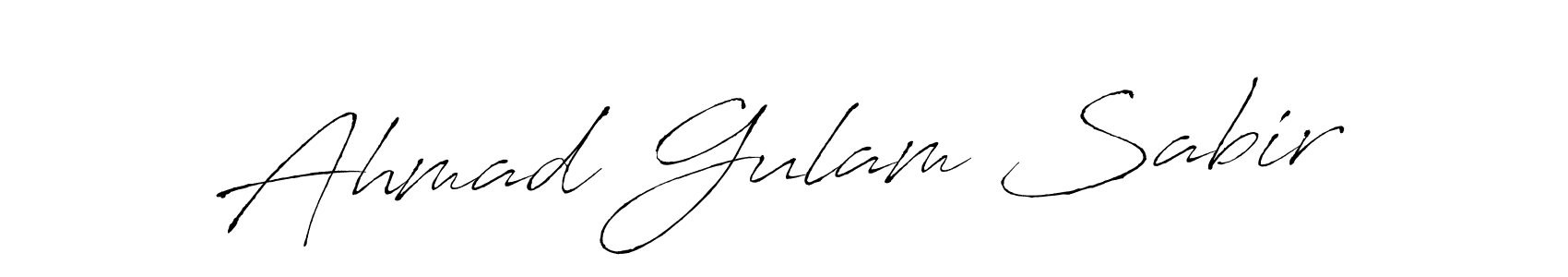 Similarly Antro_Vectra is the best handwritten signature design. Signature creator online .You can use it as an online autograph creator for name Ahmad Gulam Sabir. Ahmad Gulam Sabir signature style 6 images and pictures png