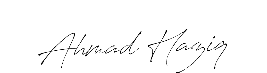 You should practise on your own different ways (Antro_Vectra) to write your name (Ahmad Haziq) in signature. don't let someone else do it for you. Ahmad Haziq signature style 6 images and pictures png