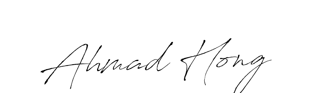 You can use this online signature creator to create a handwritten signature for the name Ahmad Hong. This is the best online autograph maker. Ahmad Hong signature style 6 images and pictures png