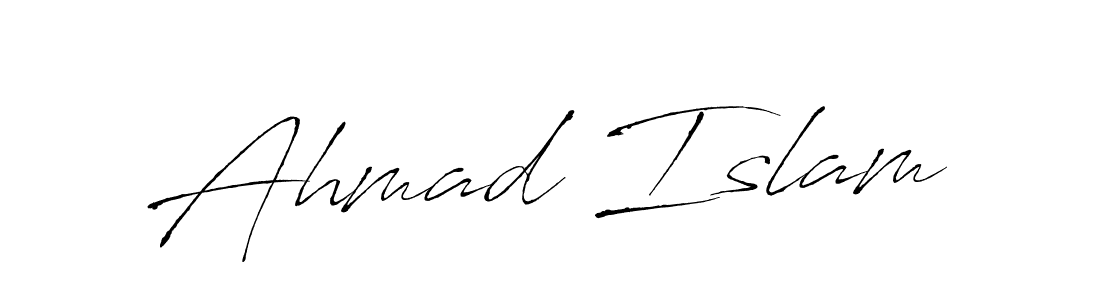 The best way (Antro_Vectra) to make a short signature is to pick only two or three words in your name. The name Ahmad Islam include a total of six letters. For converting this name. Ahmad Islam signature style 6 images and pictures png