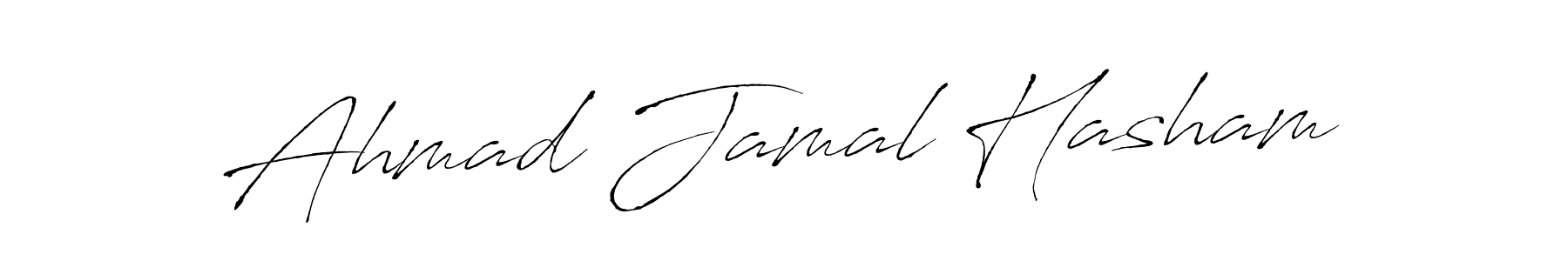 Ahmad Jamal Hasham stylish signature style. Best Handwritten Sign (Antro_Vectra) for my name. Handwritten Signature Collection Ideas for my name Ahmad Jamal Hasham. Ahmad Jamal Hasham signature style 6 images and pictures png