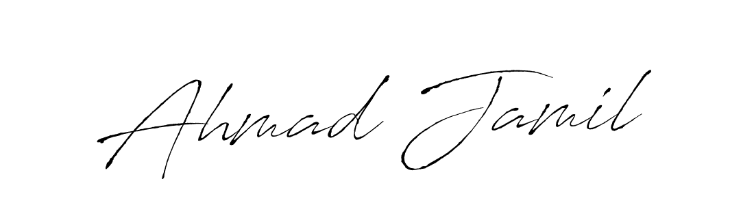 Create a beautiful signature design for name Ahmad Jamil. With this signature (Antro_Vectra) fonts, you can make a handwritten signature for free. Ahmad Jamil signature style 6 images and pictures png