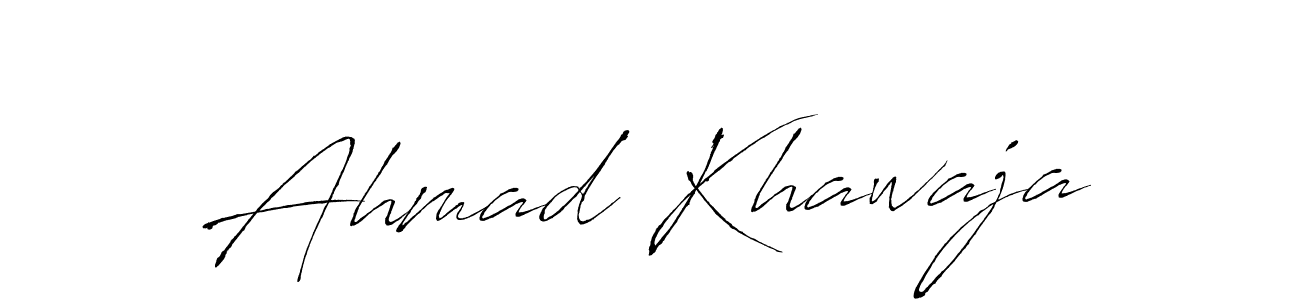 Use a signature maker to create a handwritten signature online. With this signature software, you can design (Antro_Vectra) your own signature for name Ahmad Khawaja. Ahmad Khawaja signature style 6 images and pictures png