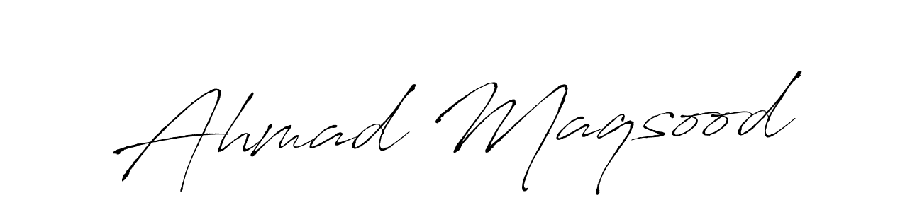 Also we have Ahmad Maqsood name is the best signature style. Create professional handwritten signature collection using Antro_Vectra autograph style. Ahmad Maqsood signature style 6 images and pictures png