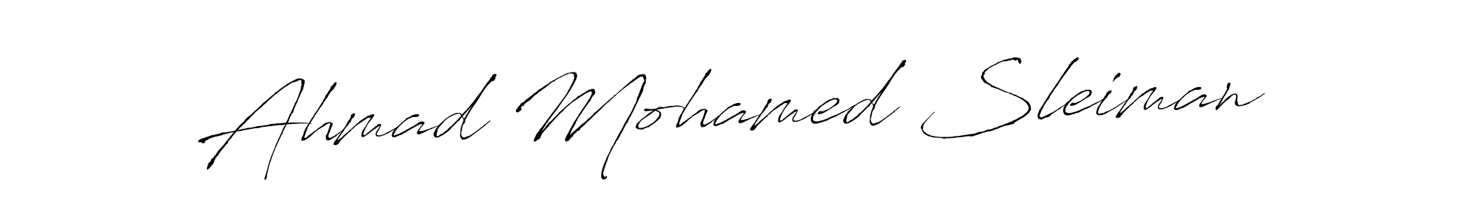 The best way (Antro_Vectra) to make a short signature is to pick only two or three words in your name. The name Ahmad Mohamed Sleiman include a total of six letters. For converting this name. Ahmad Mohamed Sleiman signature style 6 images and pictures png