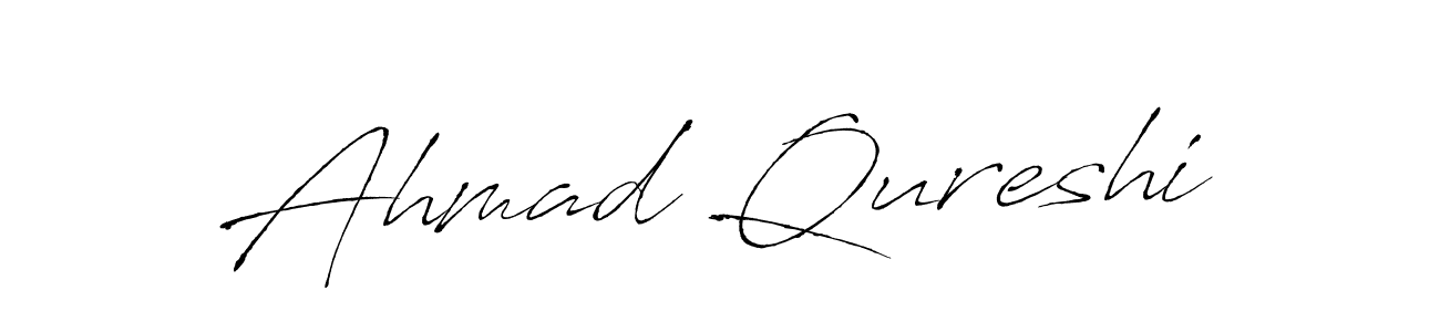 Design your own signature with our free online signature maker. With this signature software, you can create a handwritten (Antro_Vectra) signature for name Ahmad Qureshi. Ahmad Qureshi signature style 6 images and pictures png