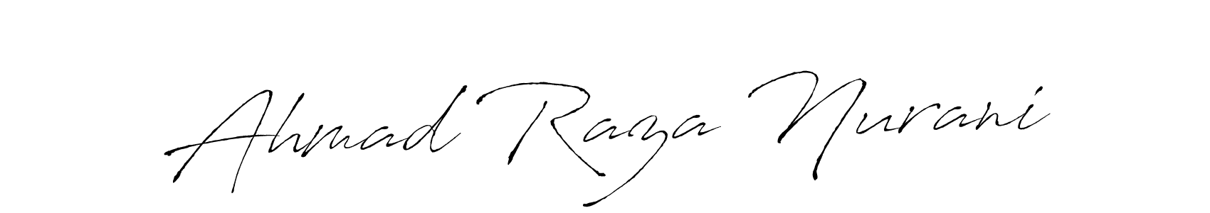 How to make Ahmad Raza Nurani signature? Antro_Vectra is a professional autograph style. Create handwritten signature for Ahmad Raza Nurani name. Ahmad Raza Nurani signature style 6 images and pictures png