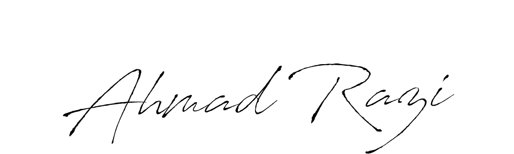 Ahmad Razi stylish signature style. Best Handwritten Sign (Antro_Vectra) for my name. Handwritten Signature Collection Ideas for my name Ahmad Razi. Ahmad Razi signature style 6 images and pictures png
