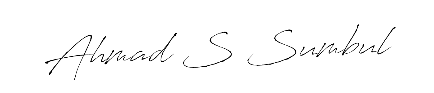 Make a short Ahmad S Sumbul signature style. Manage your documents anywhere anytime using Antro_Vectra. Create and add eSignatures, submit forms, share and send files easily. Ahmad S Sumbul signature style 6 images and pictures png